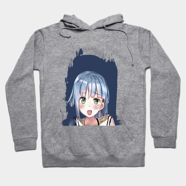 anime girl Hoodie by Pixy Official